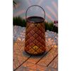 Solar-Außenstehlampe warmweiß IP 44 Ø 14,7 x 24,5 cm