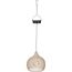 Solar Pendelleuchte Metall beige Ø 18,5 cm
