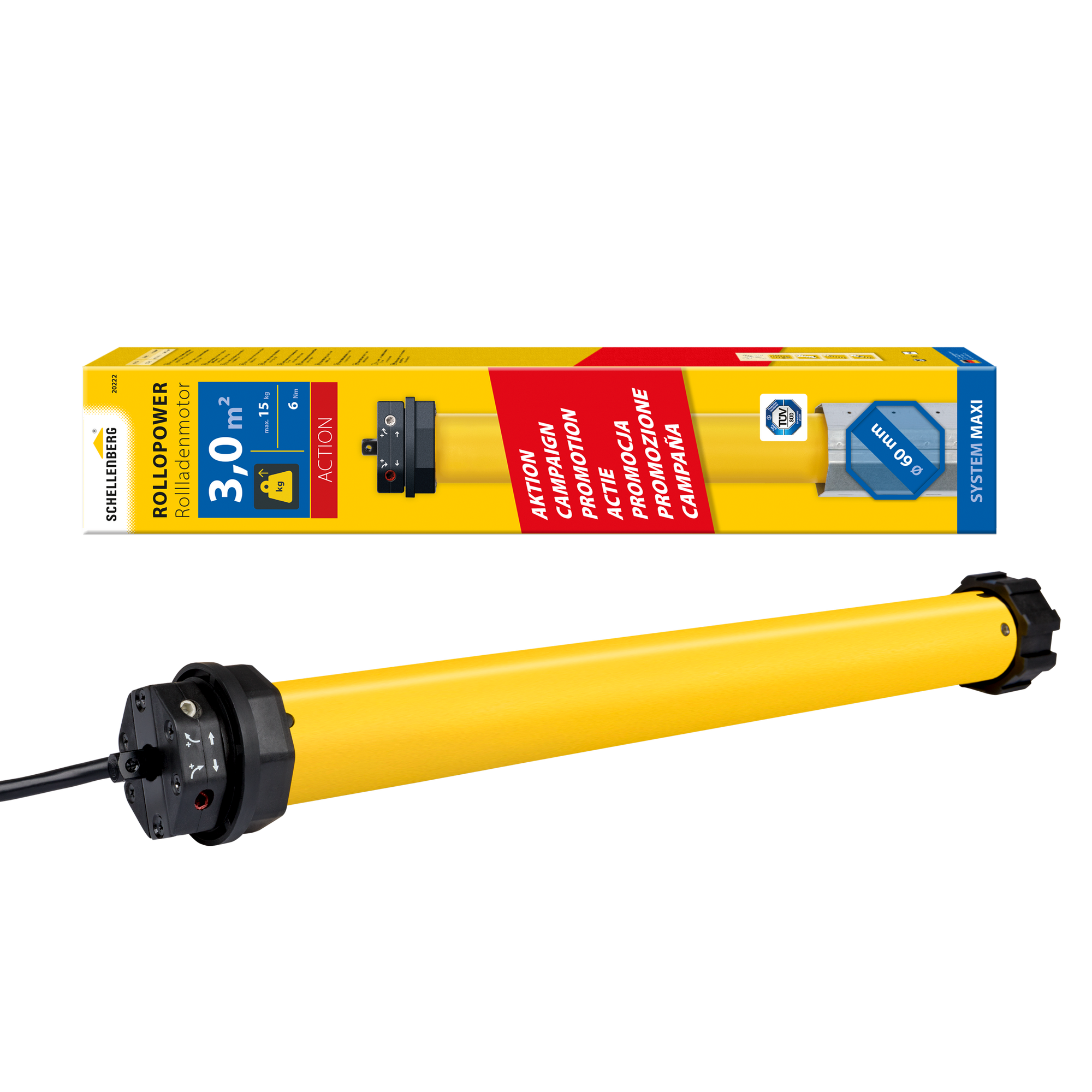 Rollladenmotor 'Maxi Action' 6 Nm
