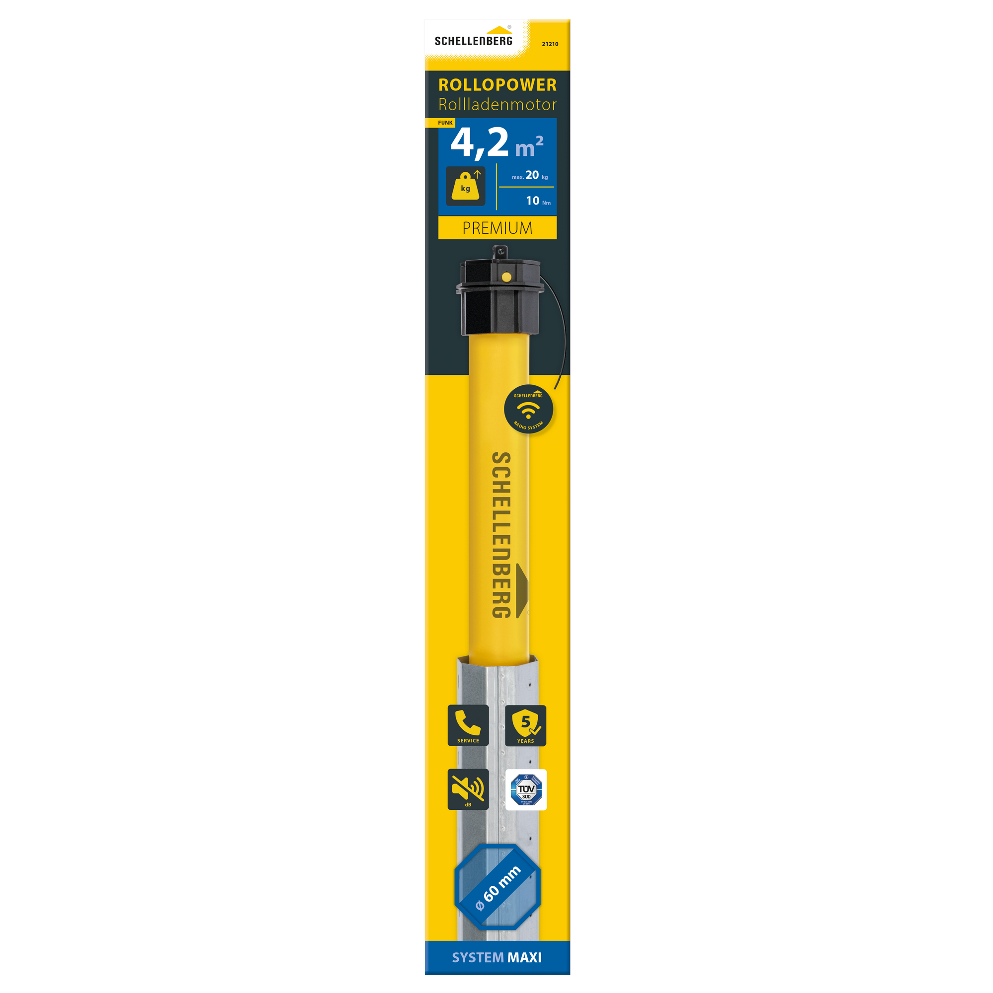 Rollladenmotor 'Maxi Premium' 10 Nm