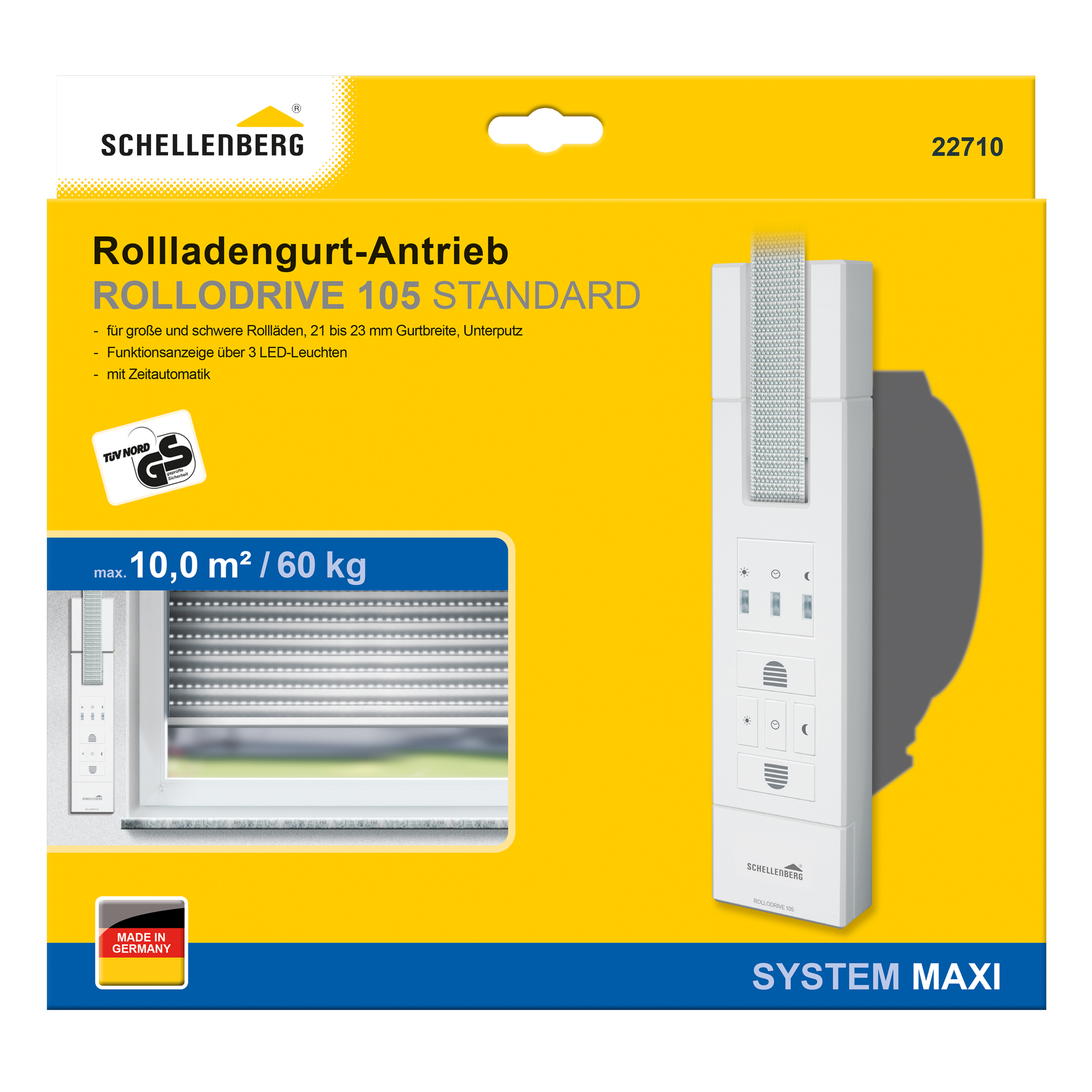 Funk-Rollladengurtntrieb '105 Standard Mini'