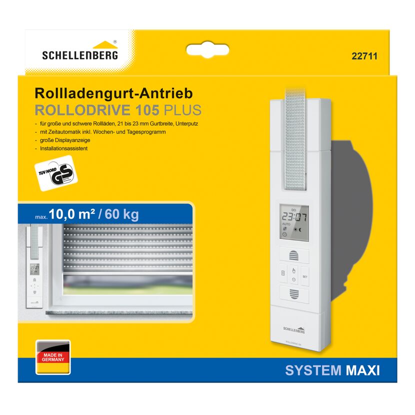 Funk-Rollladengurtantrieb '105 Plus Maxi'
