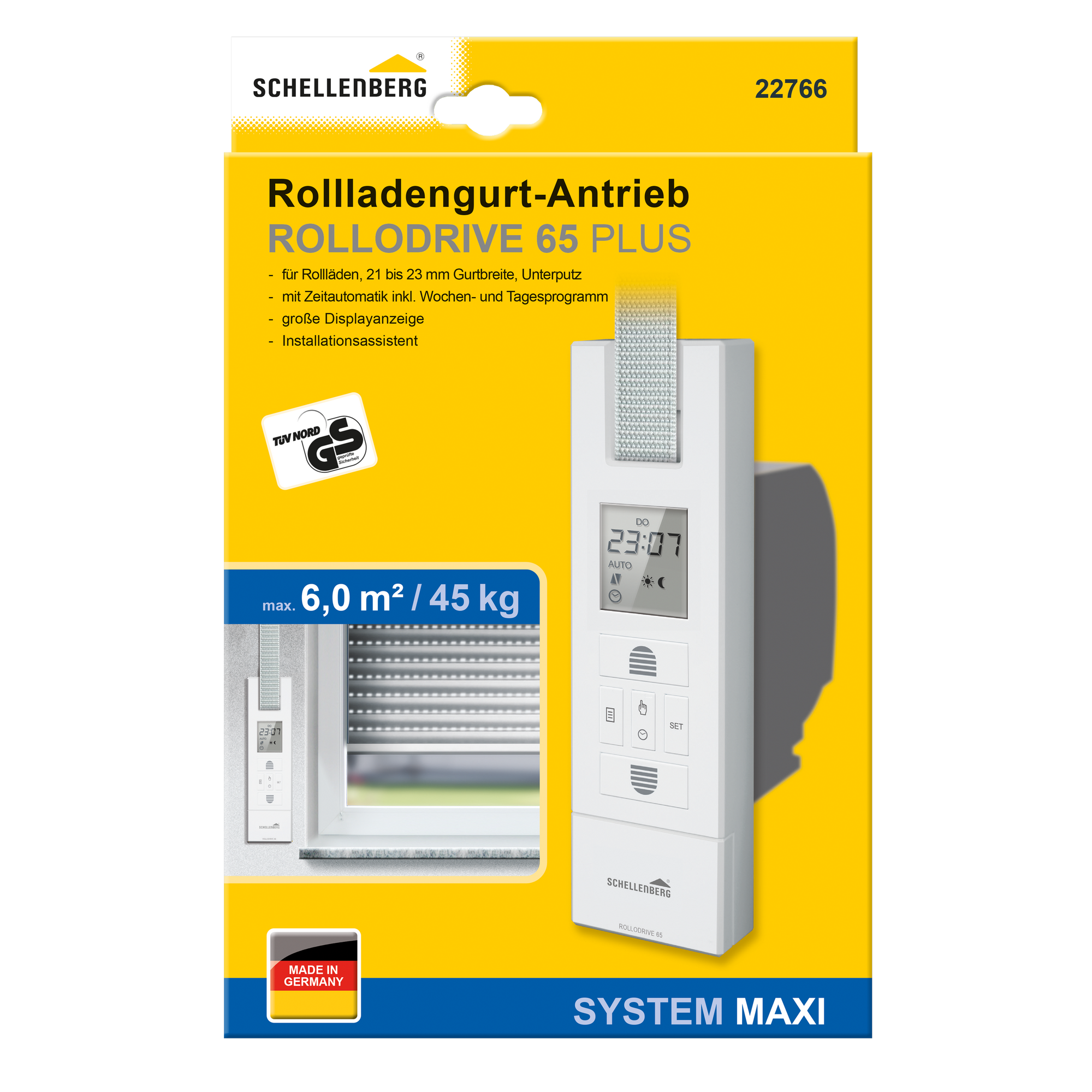 Rollladengurtantrieb 'RD 65 Plus-Maxi'