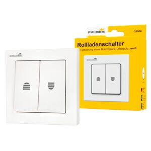 Schalter Rollladen Unterputz inklusive Rahmen