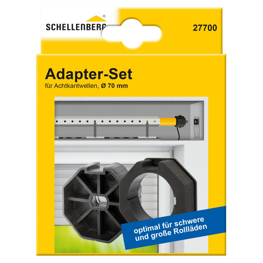 Adapter-Set für 70er Achtkantwelle