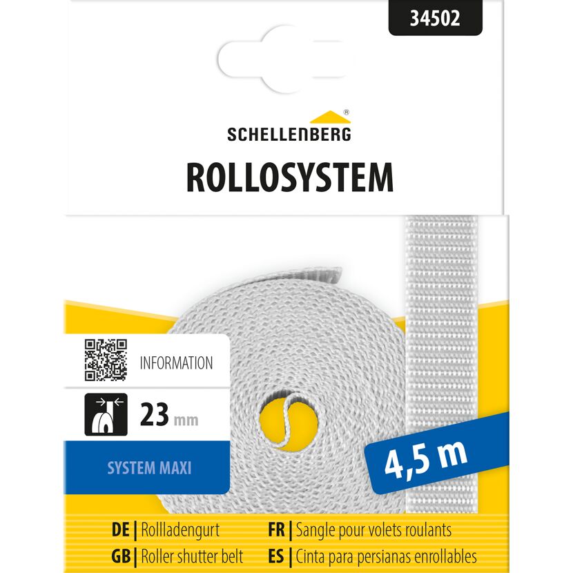 Rollladengurt 23 cm x 4,5 m grau