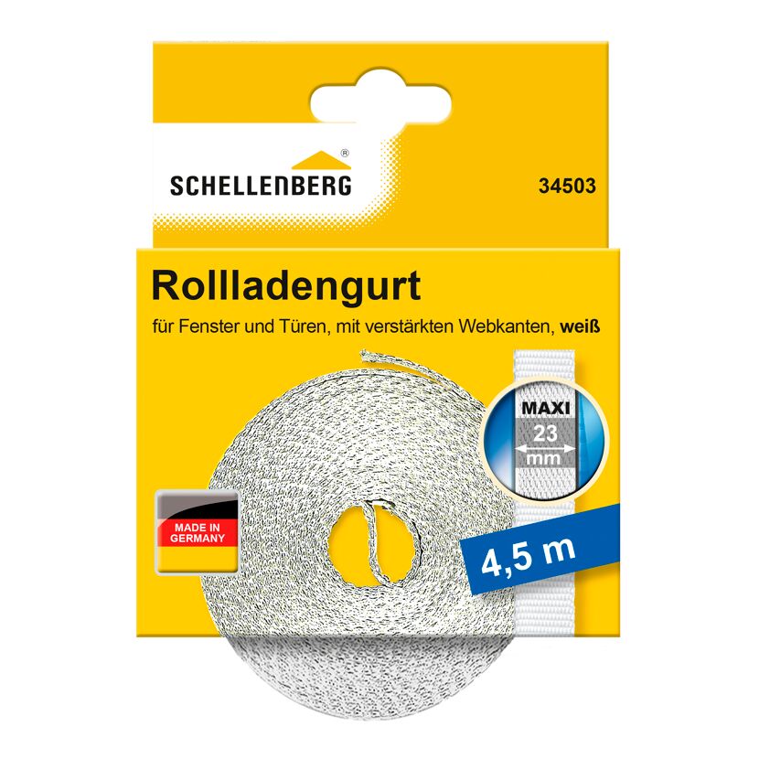 Rollladengurt 23 cm x 4,5 m weiss