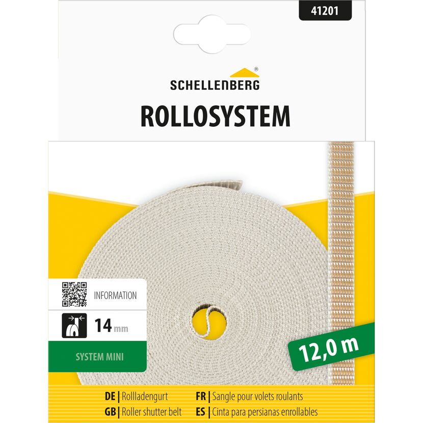Rollladengurt 14 cm x 12 m beige