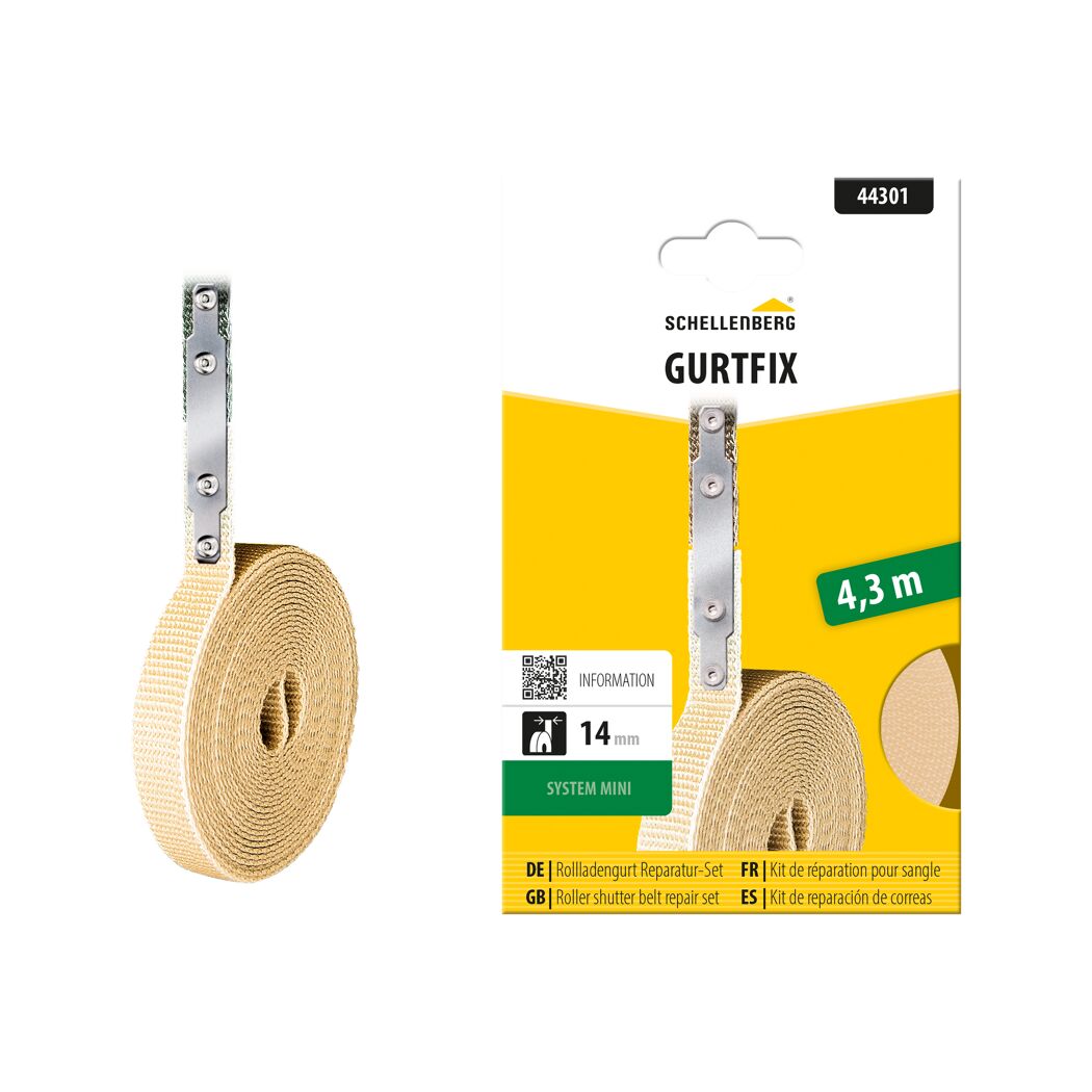 Gurtfix 'Mini' 14 cm x 4,3 m beige