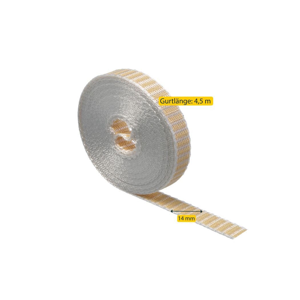 Rollladengurt 14 cm x 4,5m beige