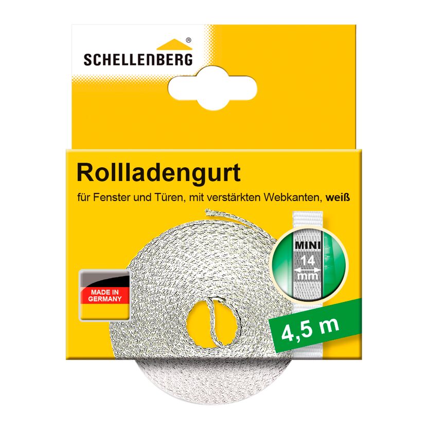 Rollladengurt 14 cm x 4,5 m weiß