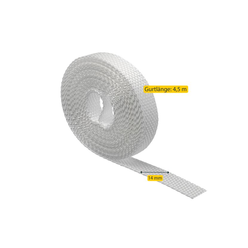 Rollladengurt 14 cm x 4,5 m weiß
