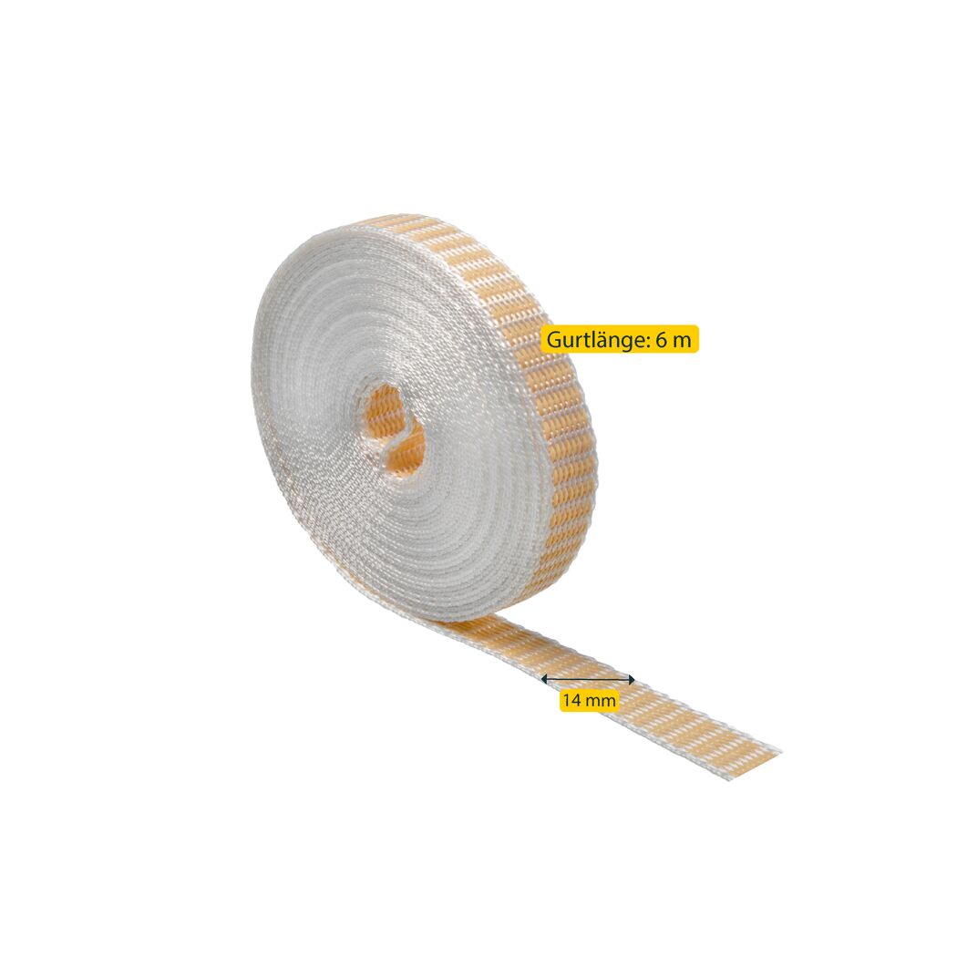 Rollladengurt 14 cm x 6 m beige
