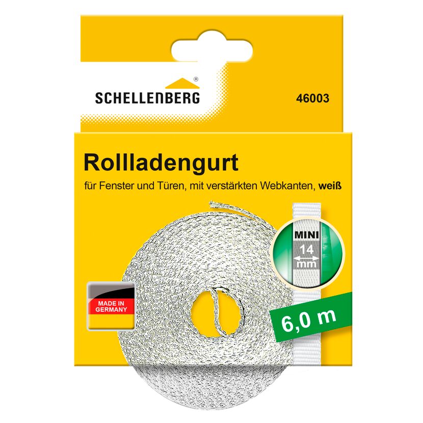 Rollladengurt 14 cm x 6m weiss