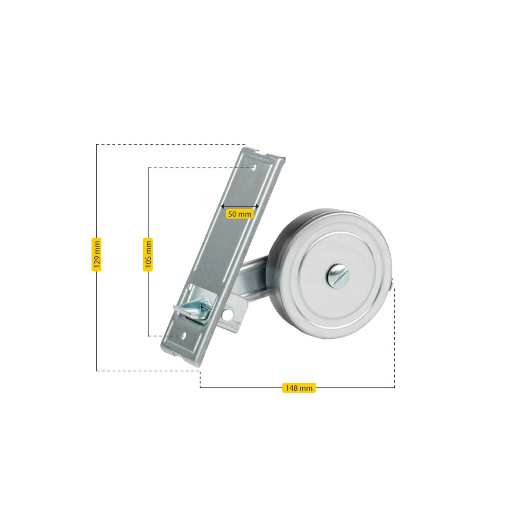 Einlasswickler 'Maxi' Lochabstand 10,5 cm