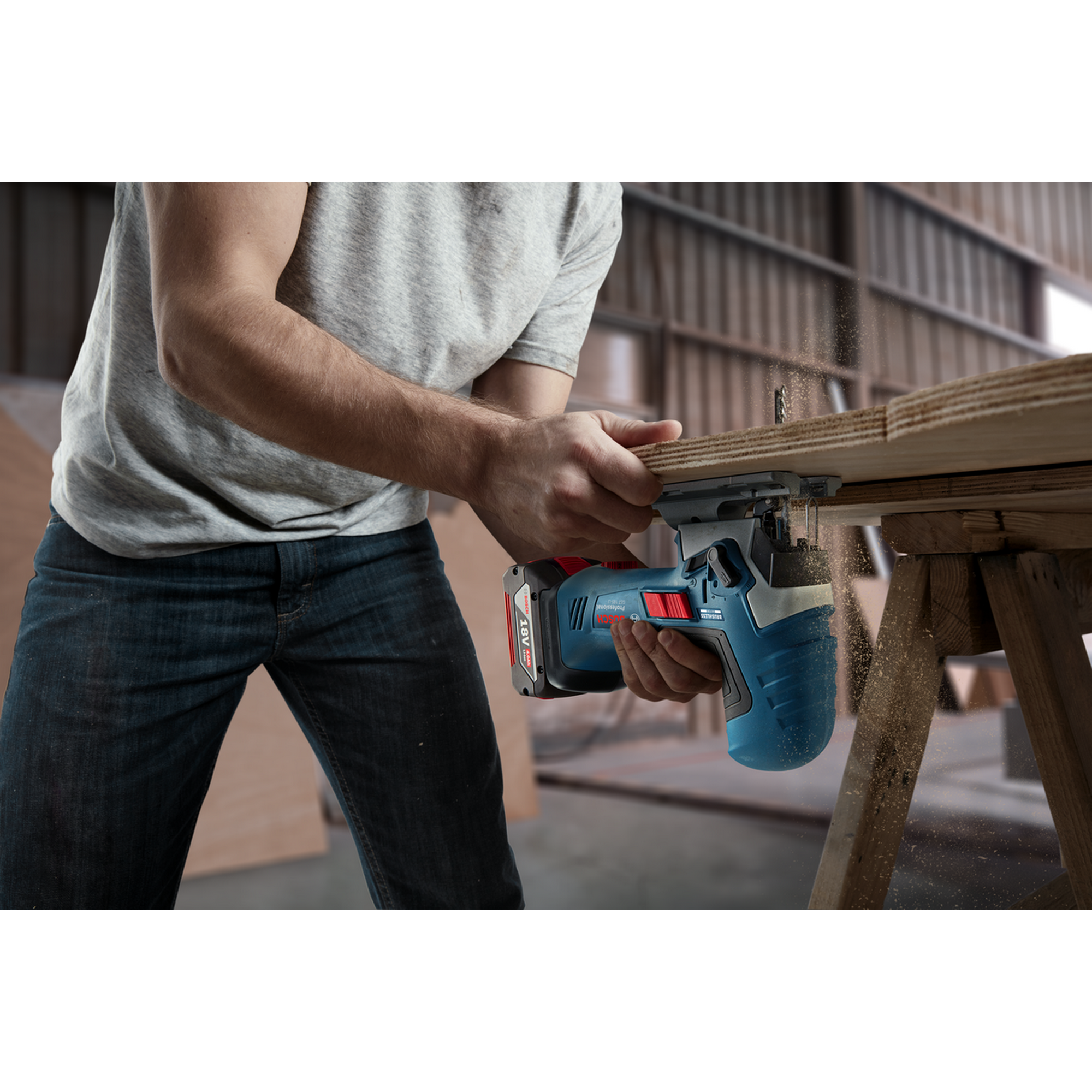 Akku-Stichsäge 'PRO HEAVY DUTY GST 18V-125 S'