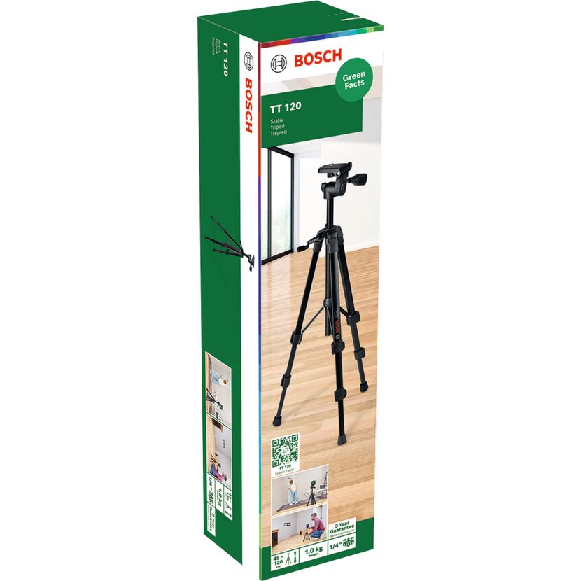 Stativ 'TT 120'  grün 45 - 120 cm