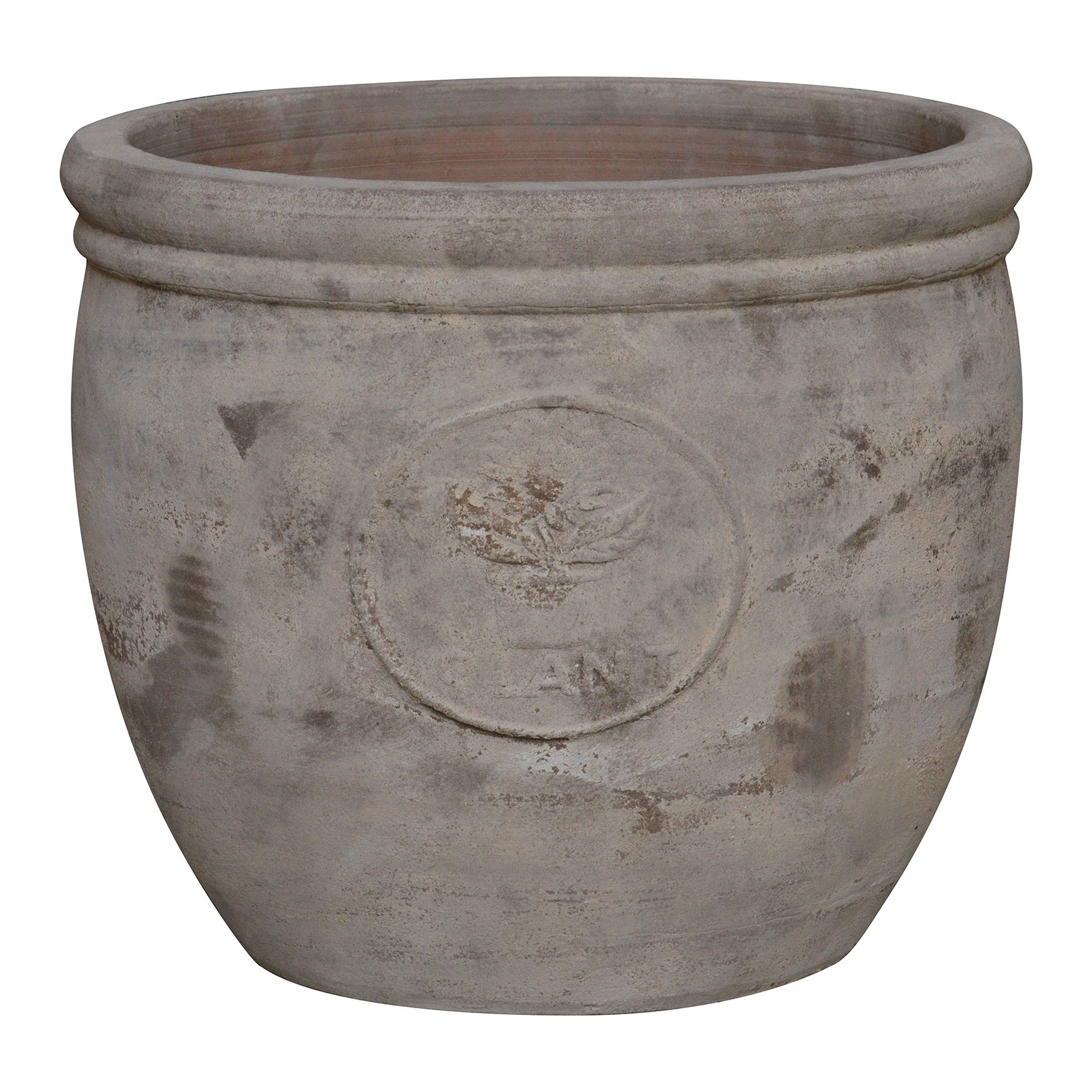 Pflanzgefäß 'Samos' braun Ø 38 x 32 cm