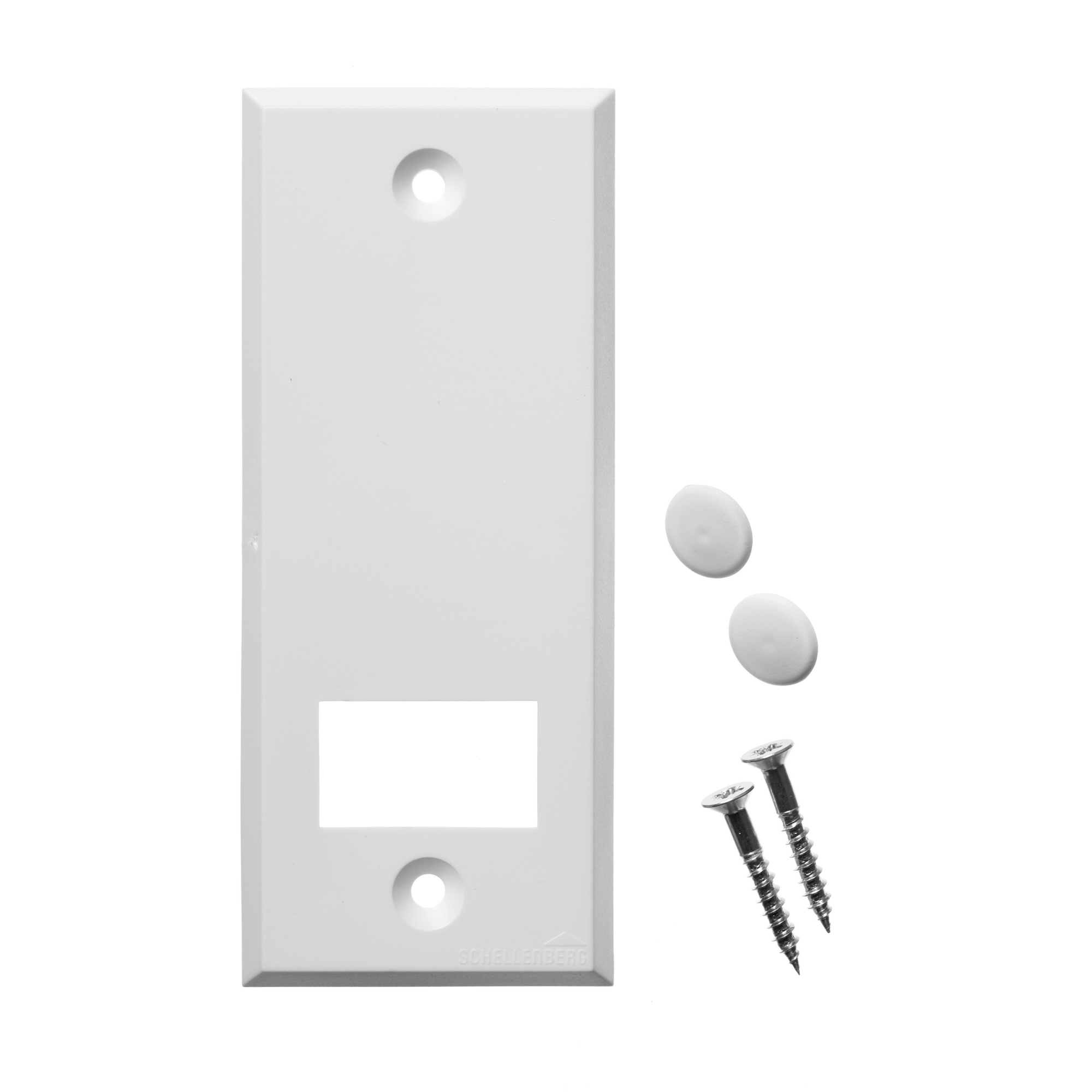 Abdeckplatte 'Standard Maxi' weiß 10,5 cm