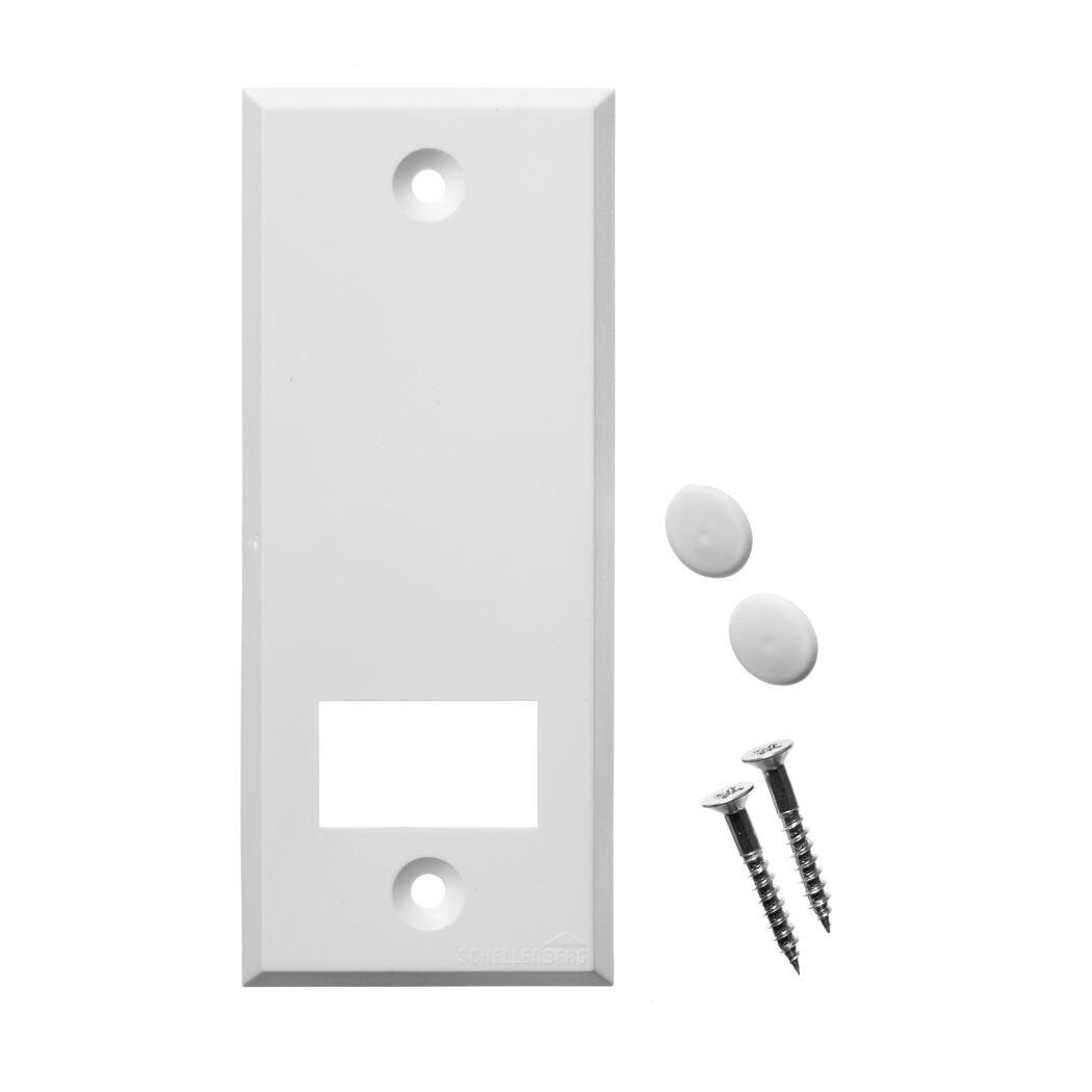Abdeckplatte 'Standard Maxi' weiß 10,5 cm