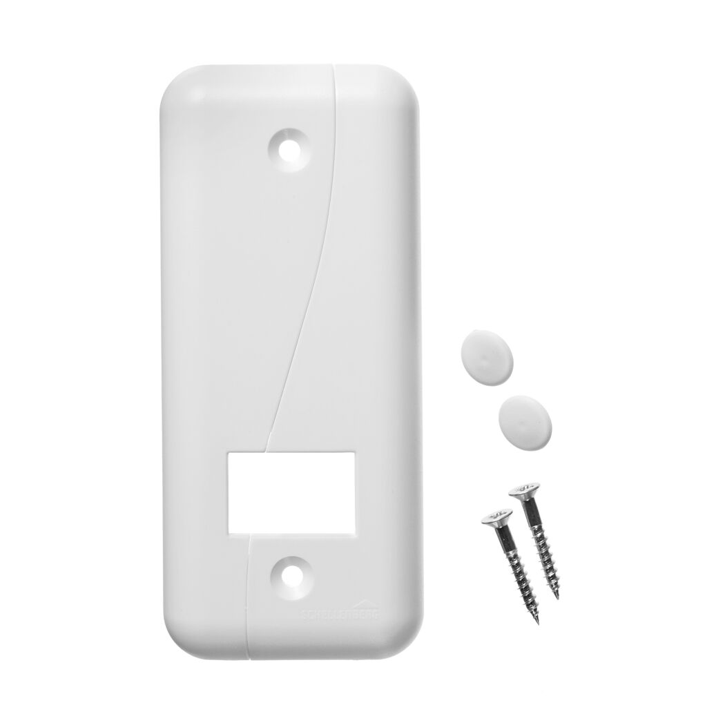 Abdeckplatte 'DUO Maxi' weiß 10,5 cm