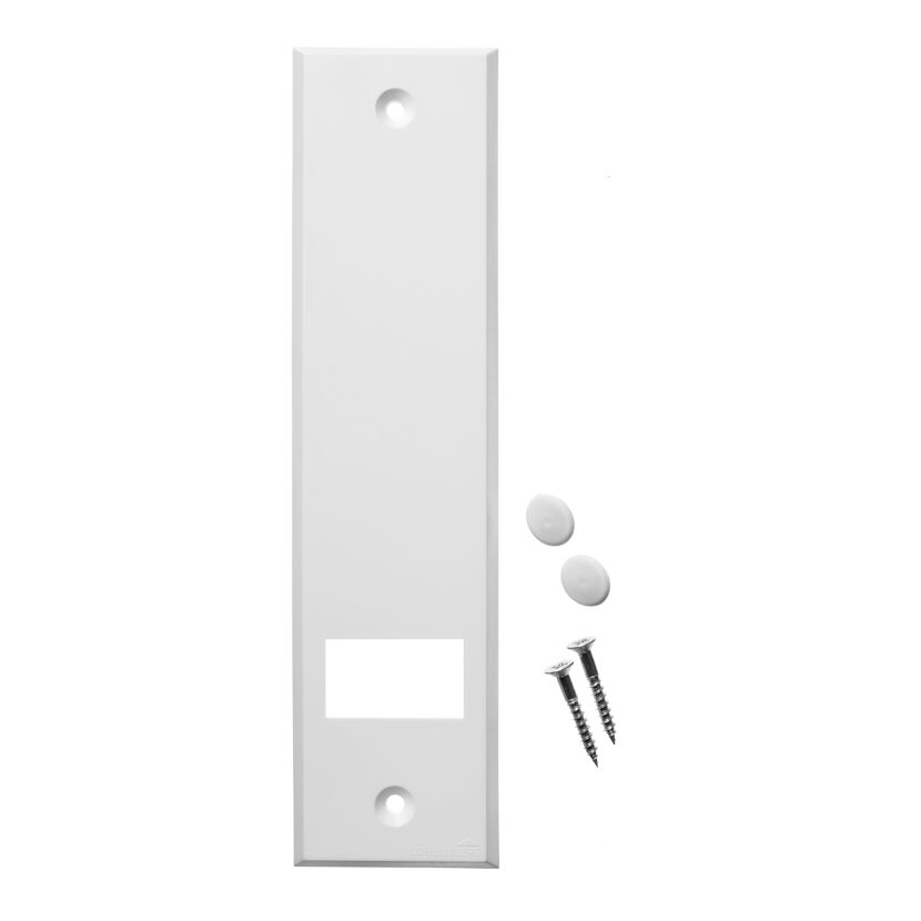 Abdeckplatte 'Standard Maxi' weiß 18,5 cm