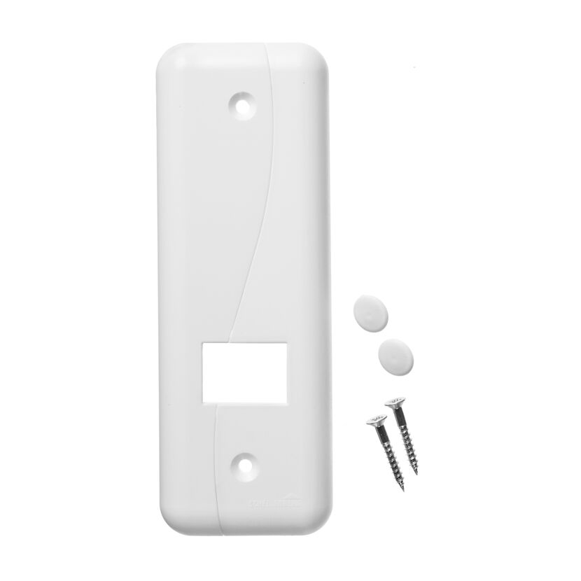 Abdeckplatte 'DUO Maxi' weiß 13,5 cm