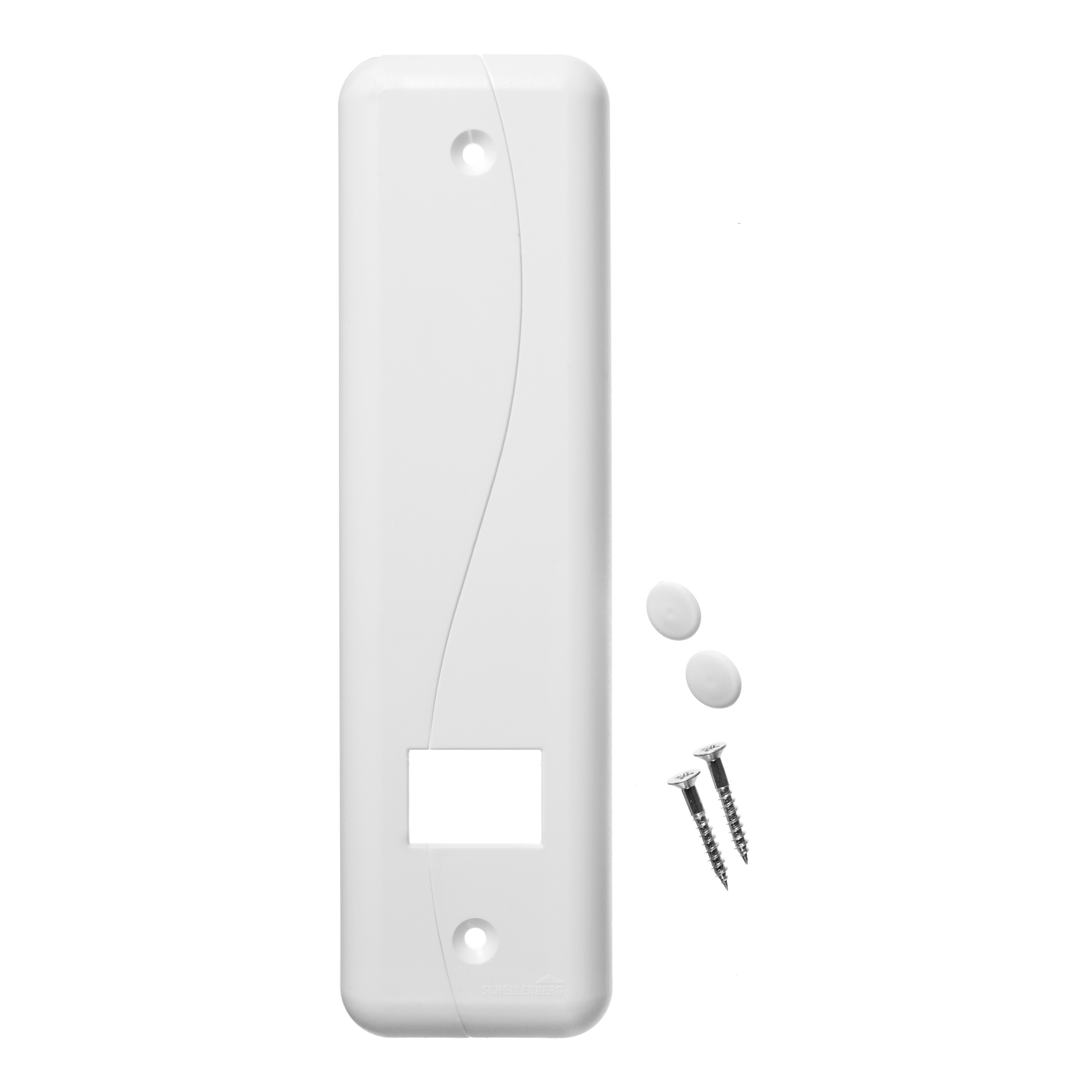 Abdeckplatte 'DUO Maxi' weiß 18,5 cm