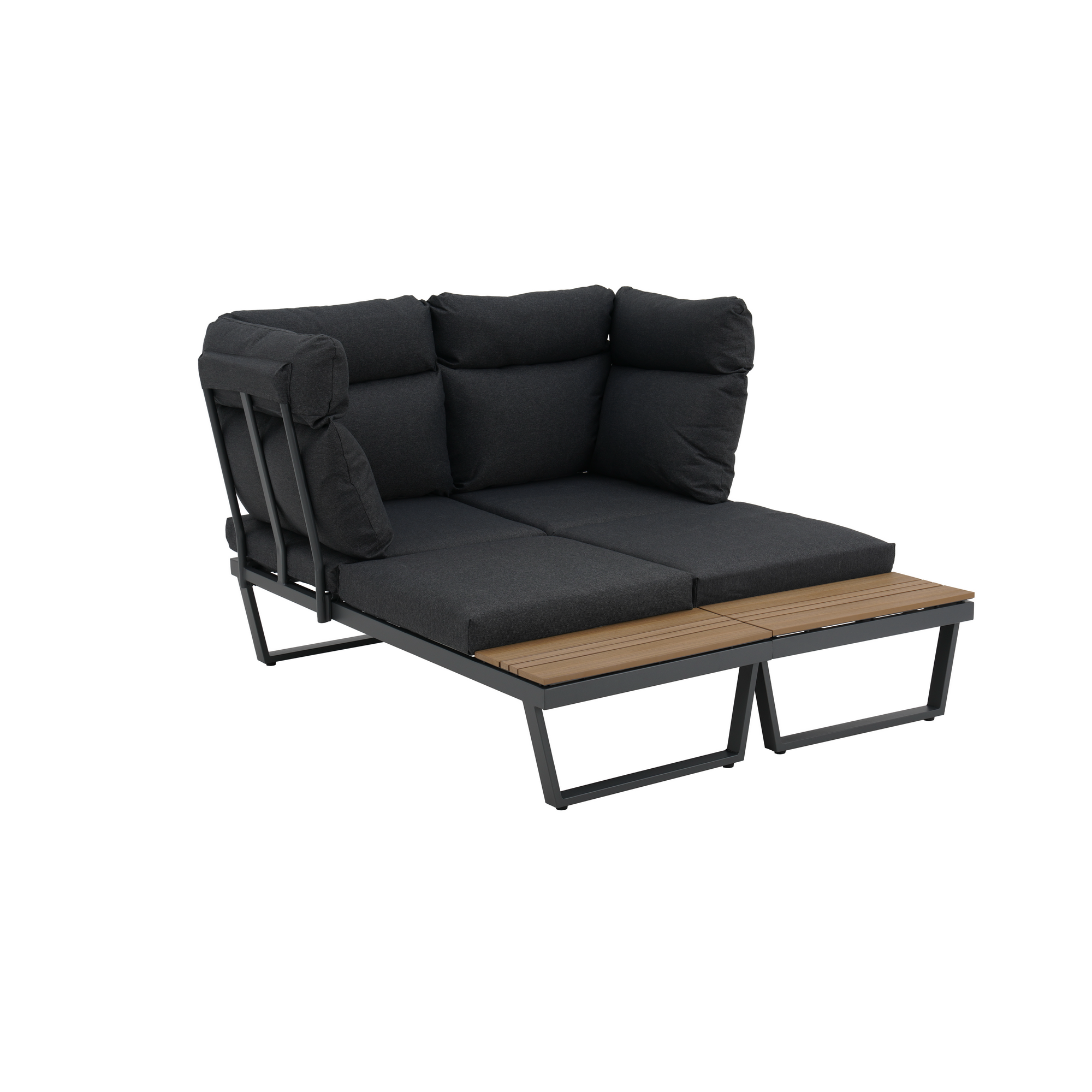 Loungemöbelset 'Allegra' für 3 Personen Aluminium/Stahl