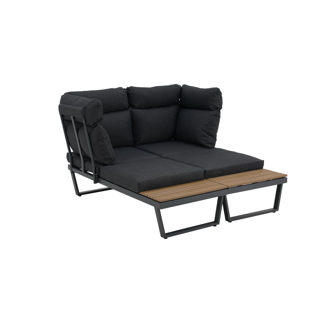 Loungemöbelset 'Allegra' für 3 Personen Aluminium/Stahl