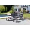 Loungemöbelset 'Allegra' für 3 Personen Aluminium/Stahl
