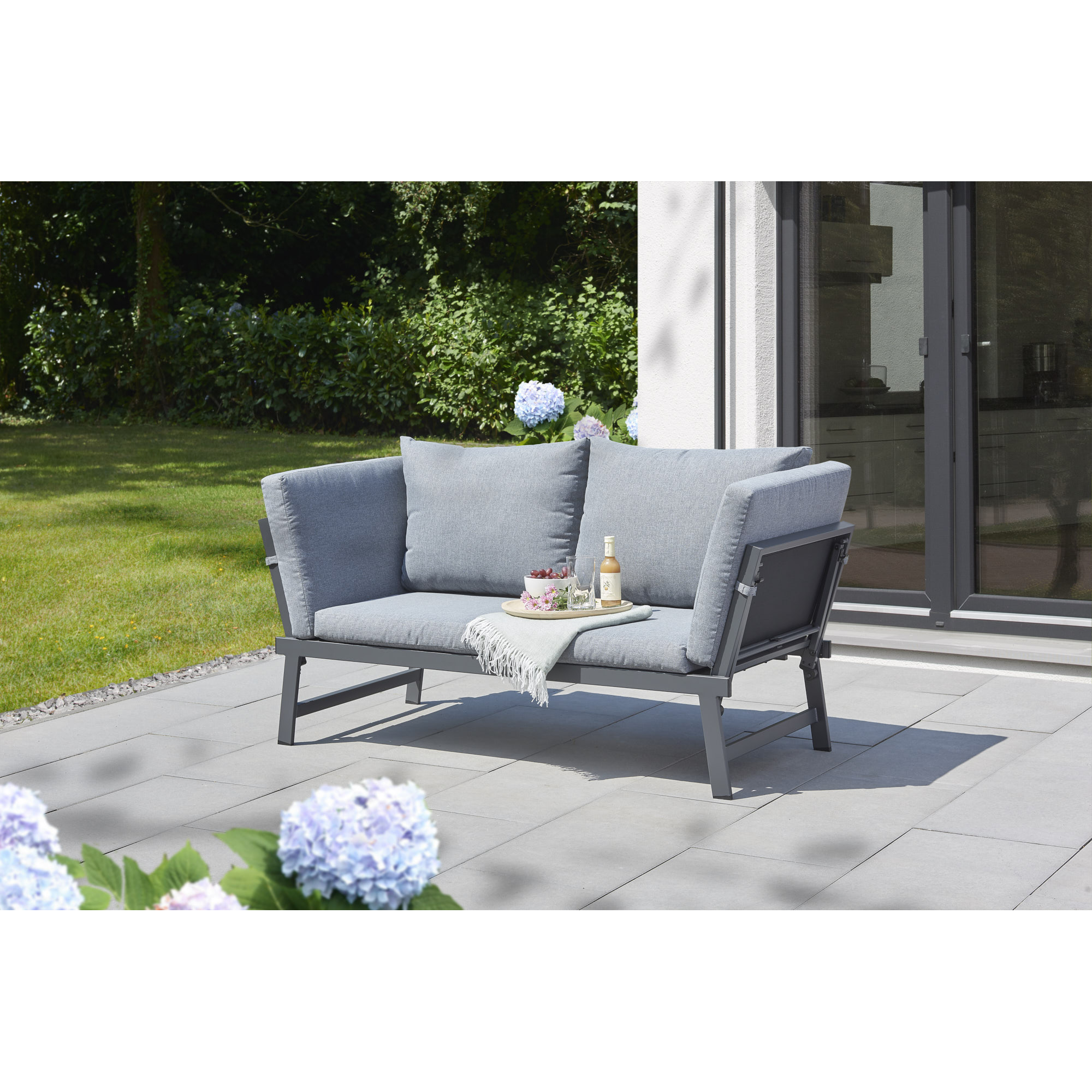 Multifunktionssofa 'Pippa' anthrazit