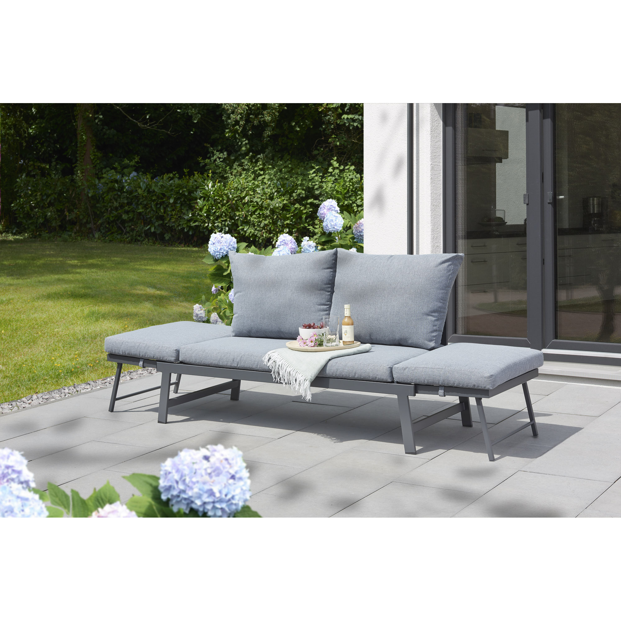 Multifunktionssofa 'Pippa' anthrazit