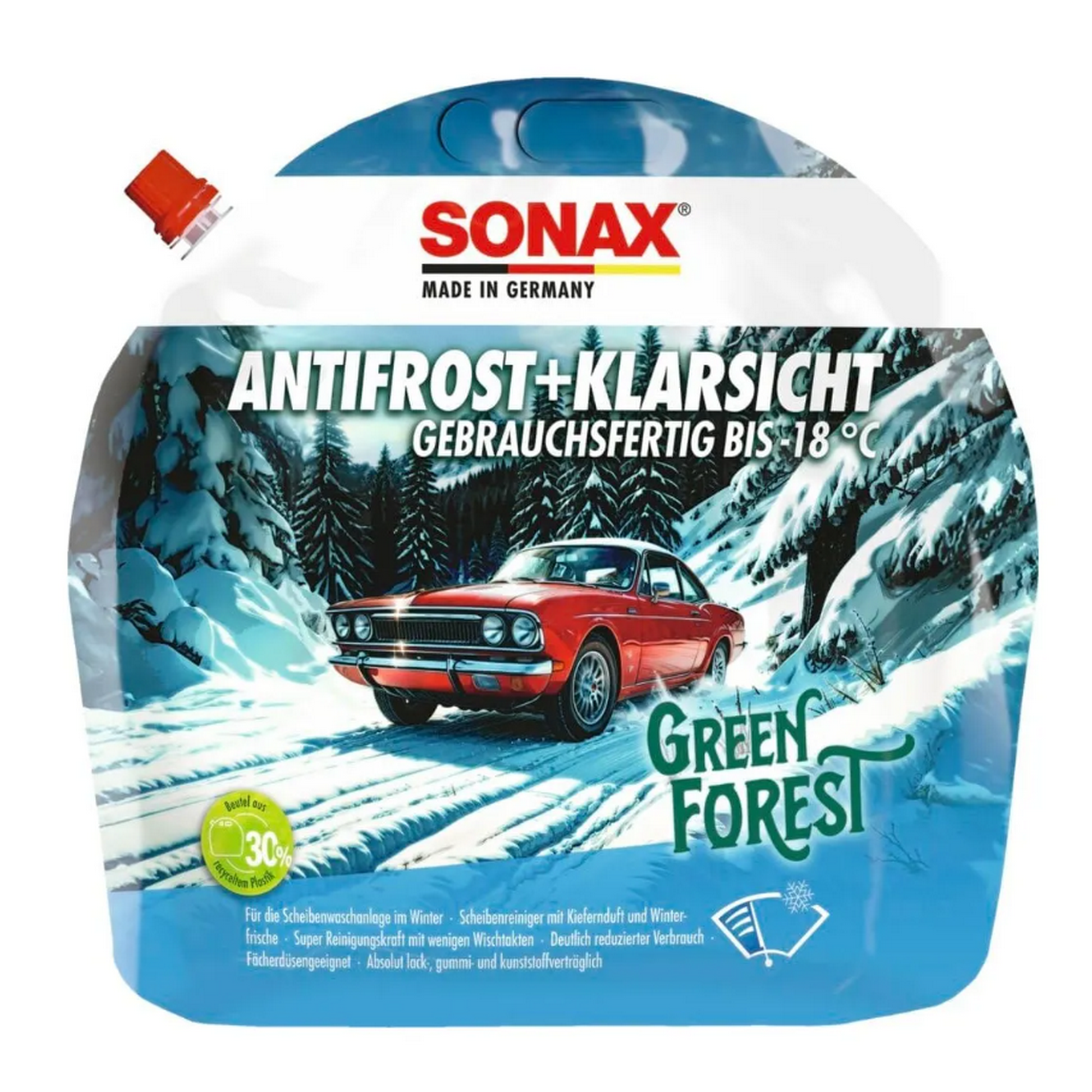 Scheibenfrostschutz 'Antifrost+Klarsicht' Green Forest 3 l