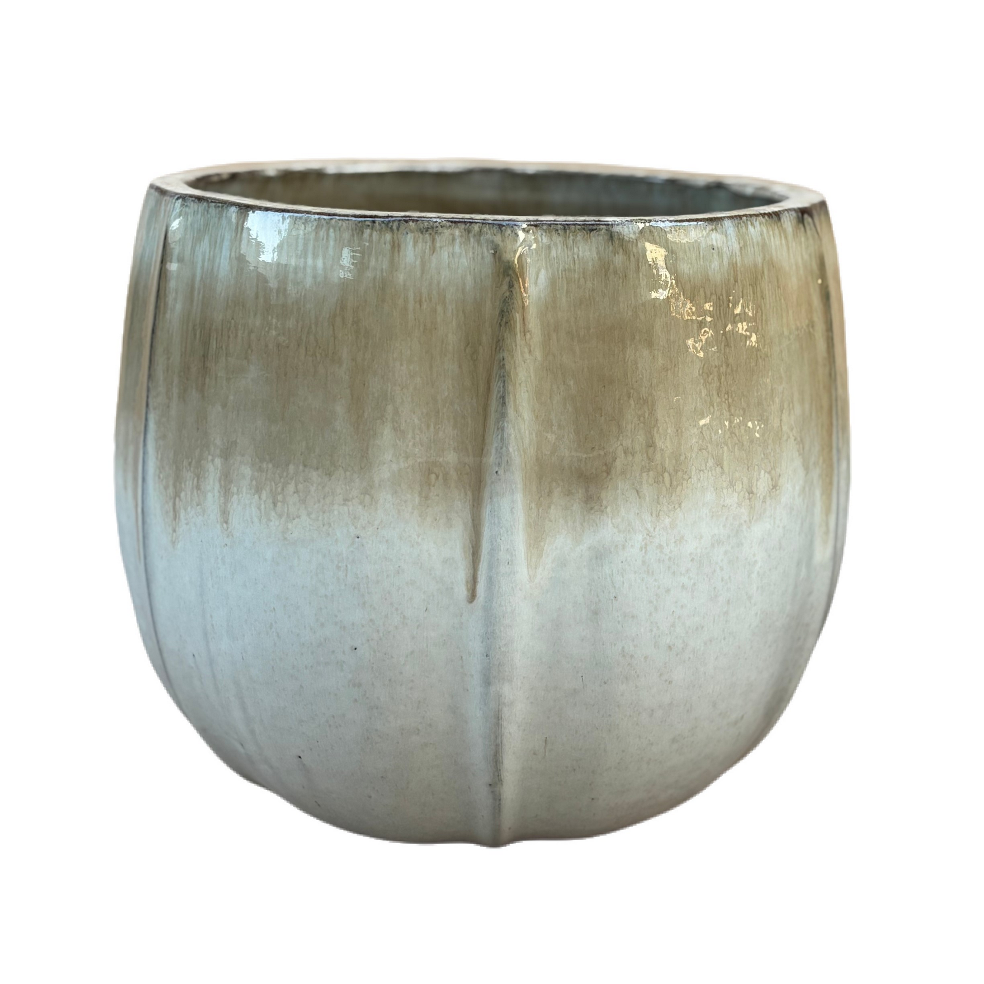 Pflanzgefäß 'Corsica' creme Ø 36 x 34 cm