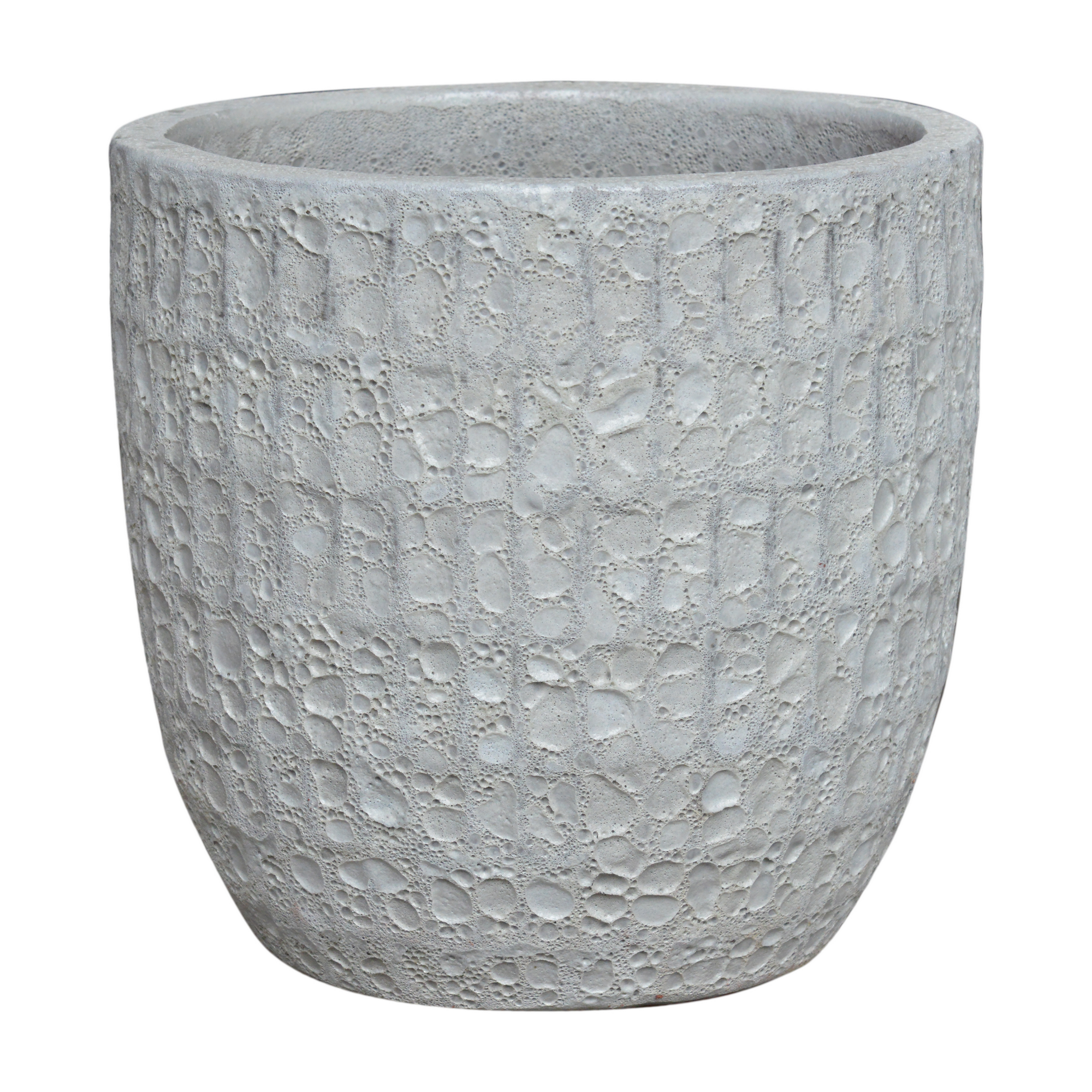 Pflanzgefäß 'Palma' weiß Ø 36 x 35 cm