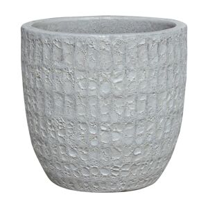 Pflanzgefäß 'Palma' weiß Ø 36 x 35 cm