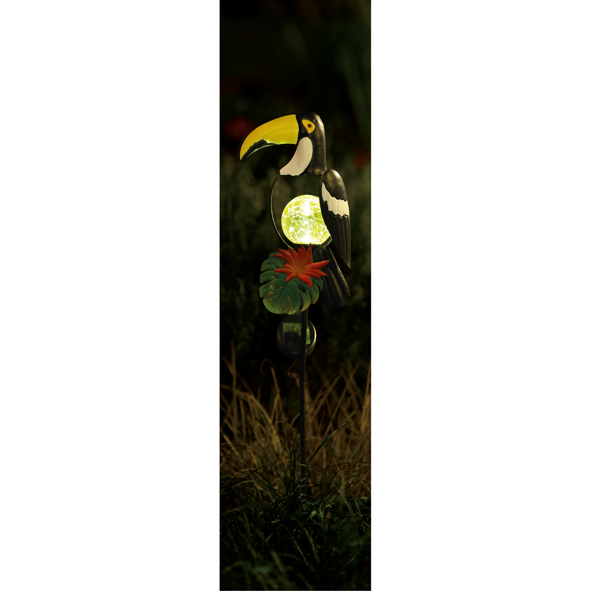 Solar Dekolicht 'Tukan' mehrfarbig 80 cm