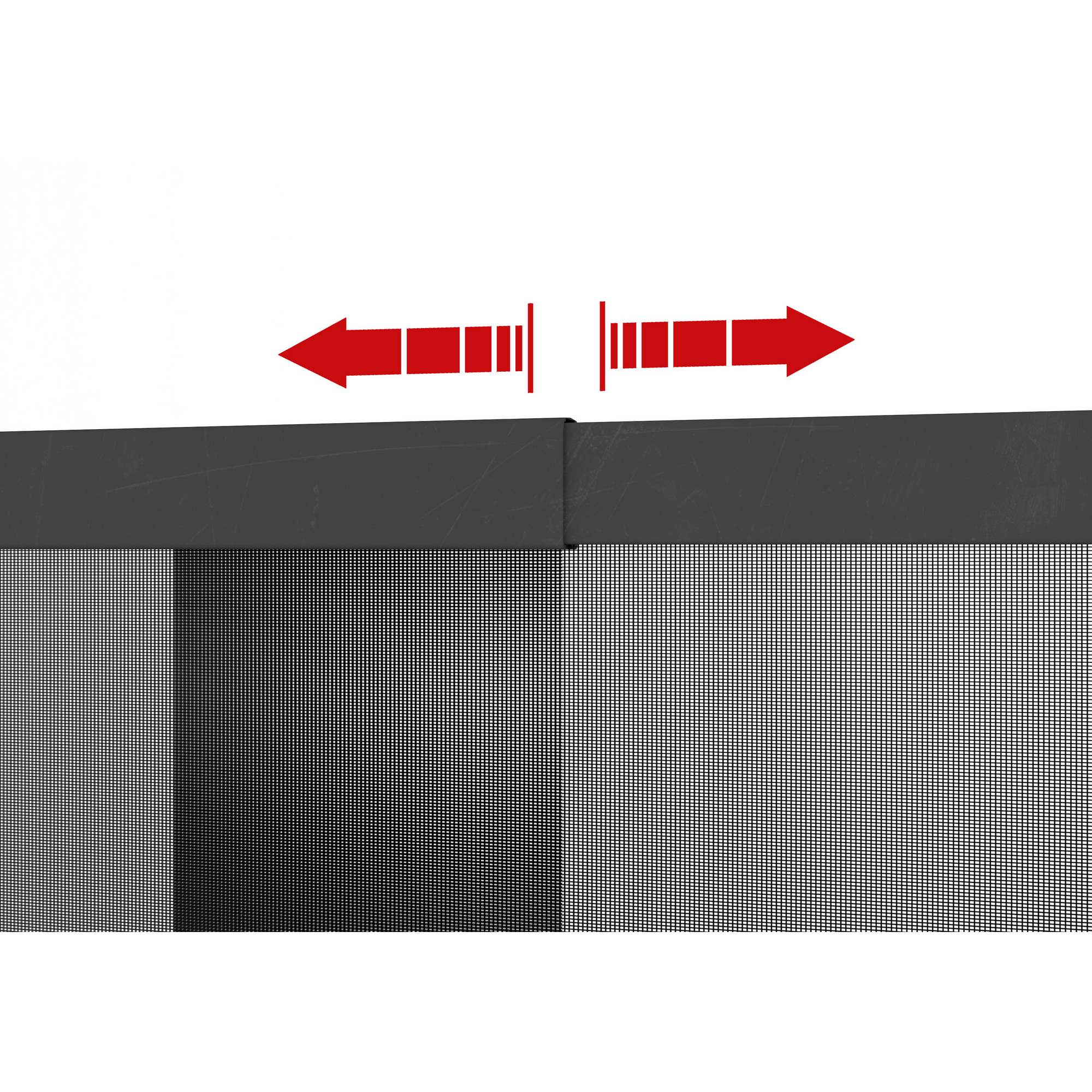 Lamellenvorhang 'Filatec' 100 x 220 cm, schwarz
