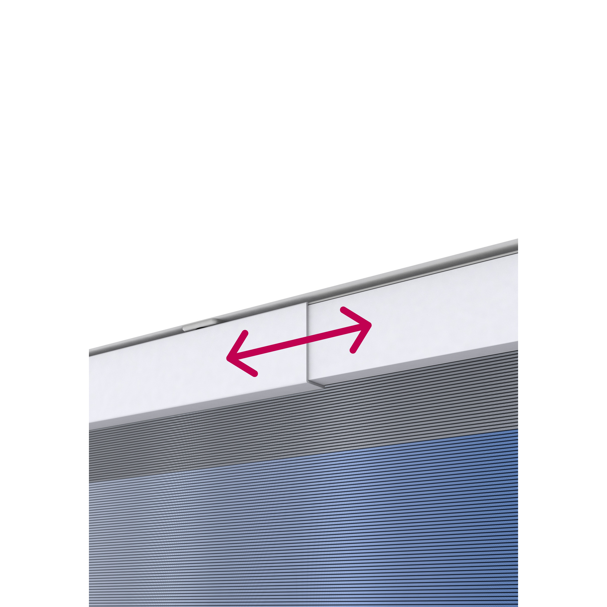 Fliegengittertür weiß 100 x 210 cm