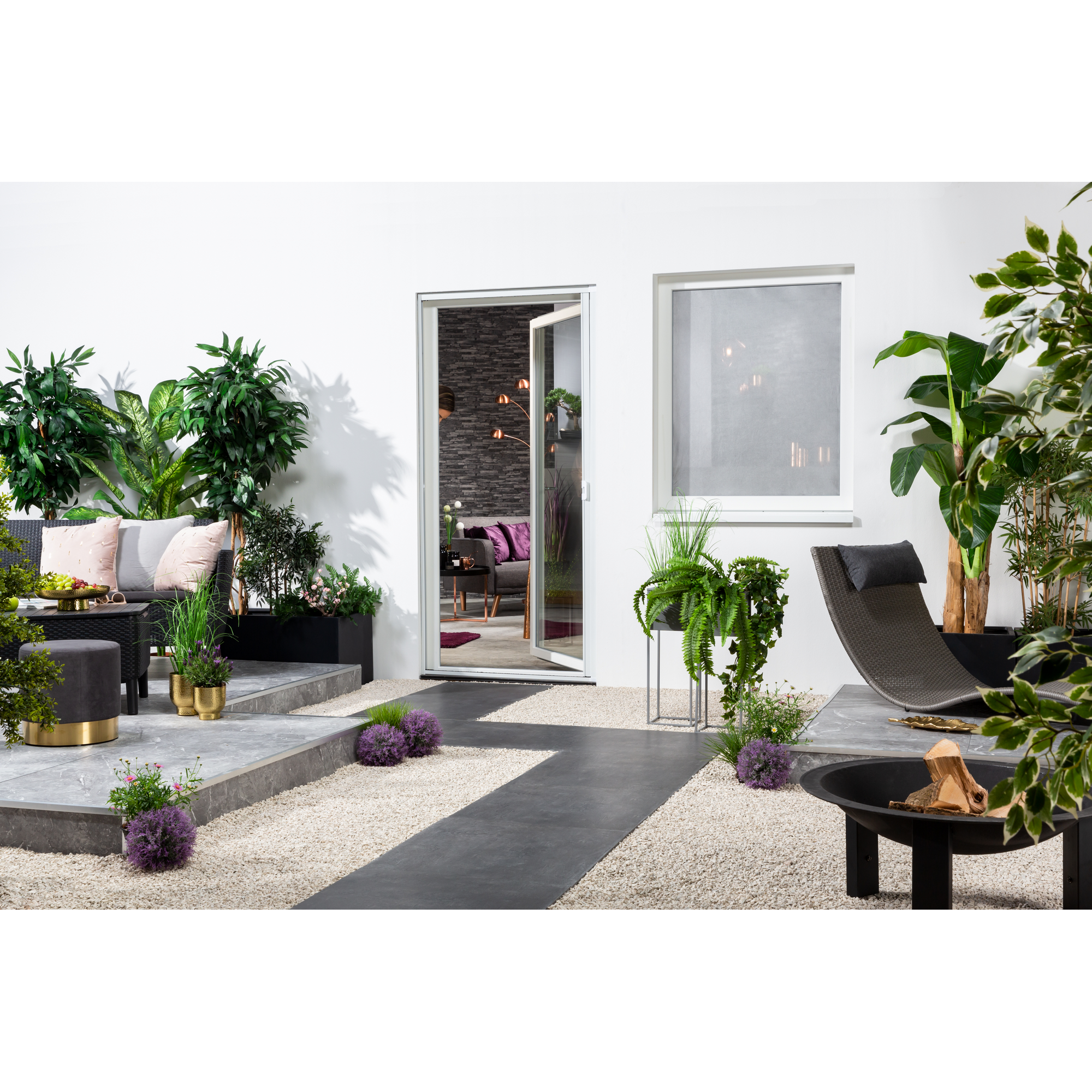 Sonnen- und Hitzeschutz 130 x 150 cm silberfarben