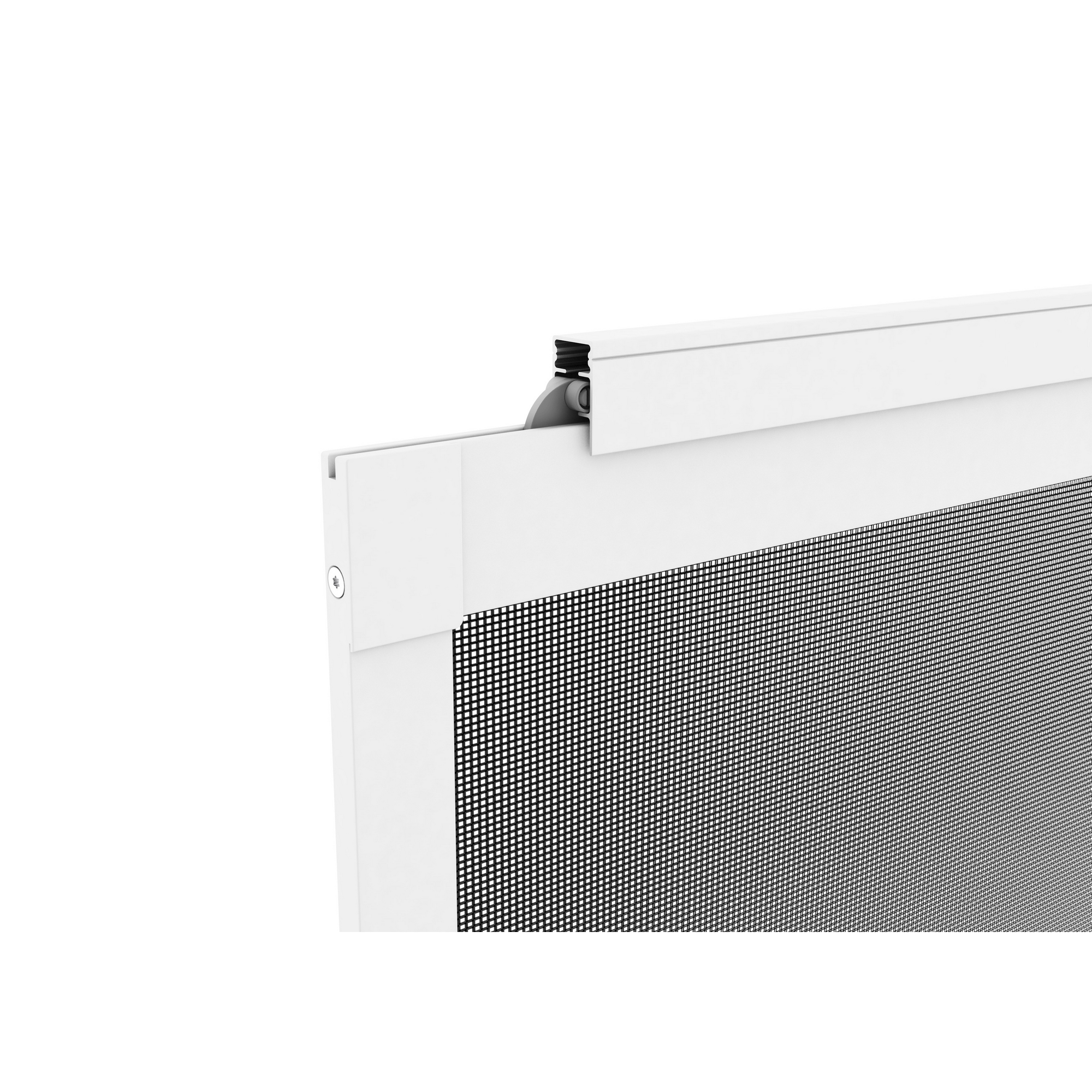 Fliegengitter-Schiebetür 'Comfort Split' weiß 120 x 240 cm
