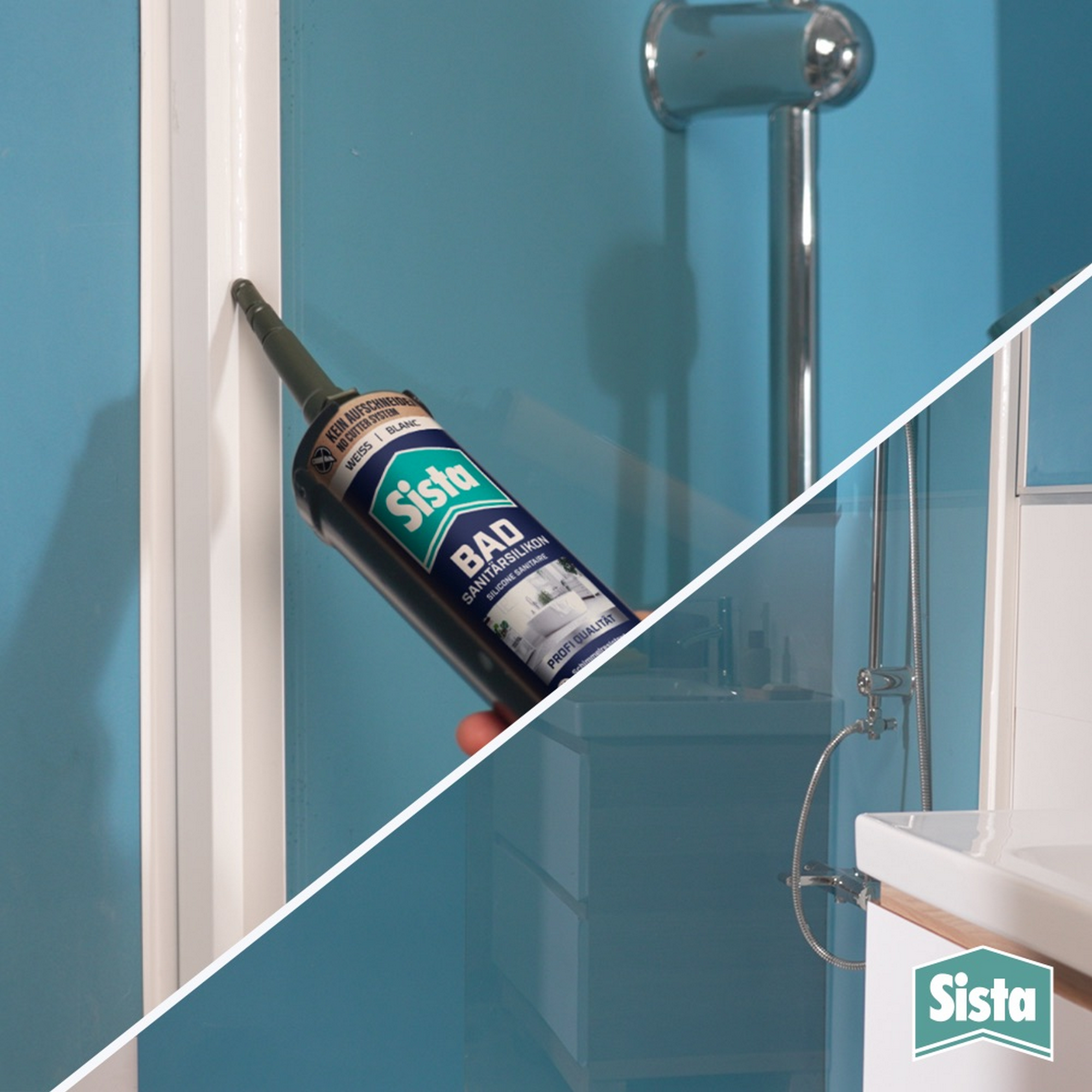 Sanitärsilikon 'Bad' weiß 280 ml