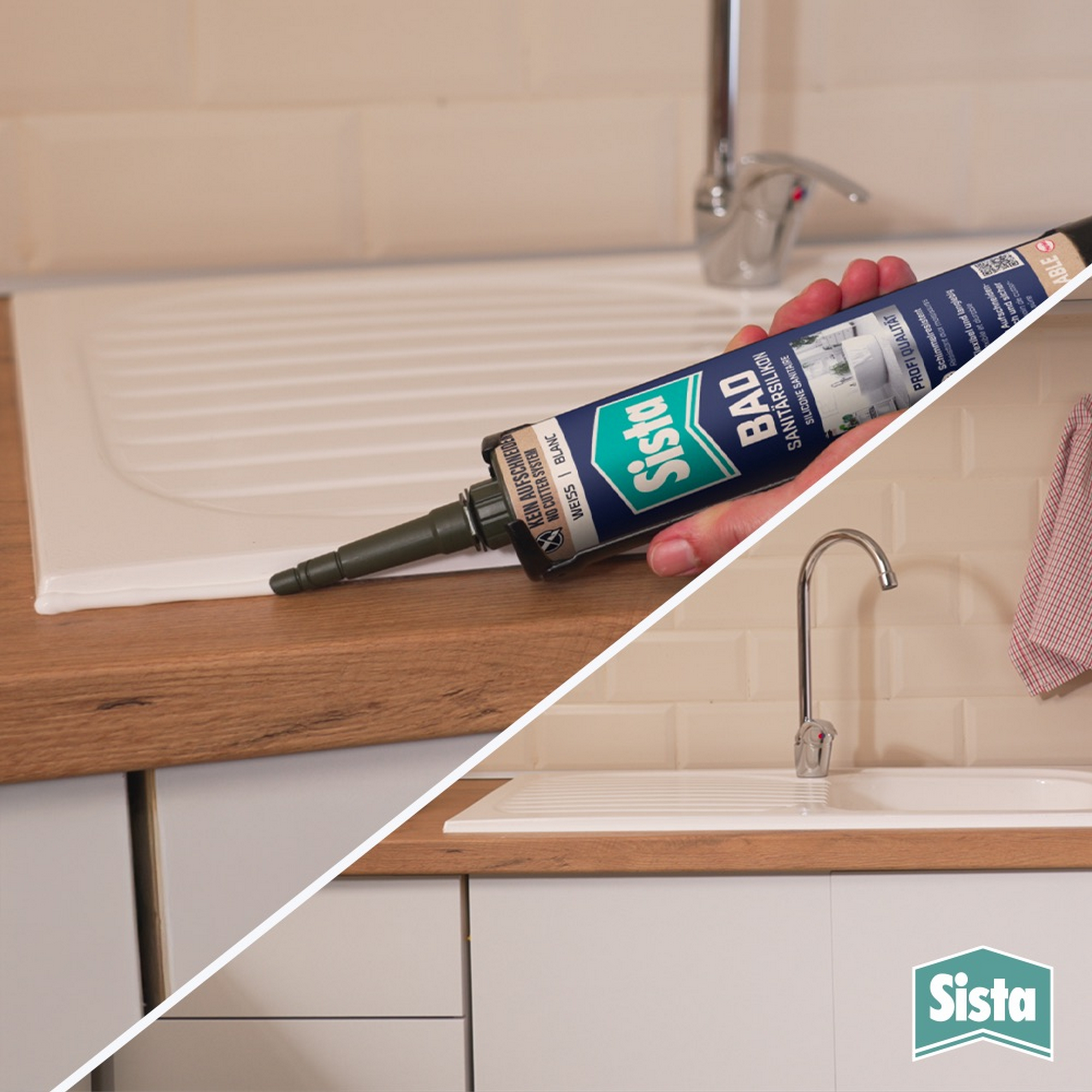 Sanitärsilikon 'Bad' weiß 280 ml