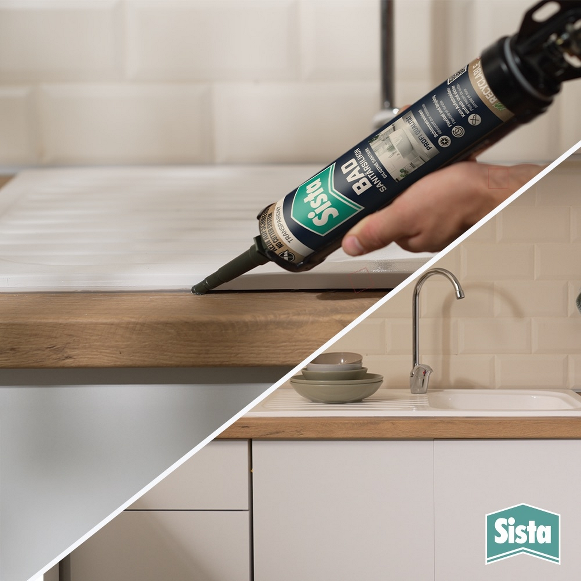 Sanitärsilikon 'Bad' transparent 280 ml