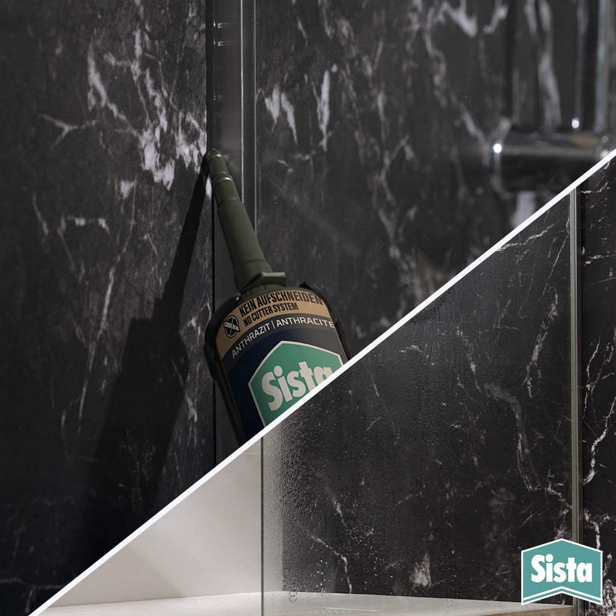 Sanitärsilikon 'Bad' anthrazit 280 ml