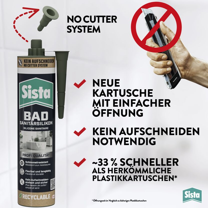 Sanitärsilikon 'Bad' manhattan 280 ml
