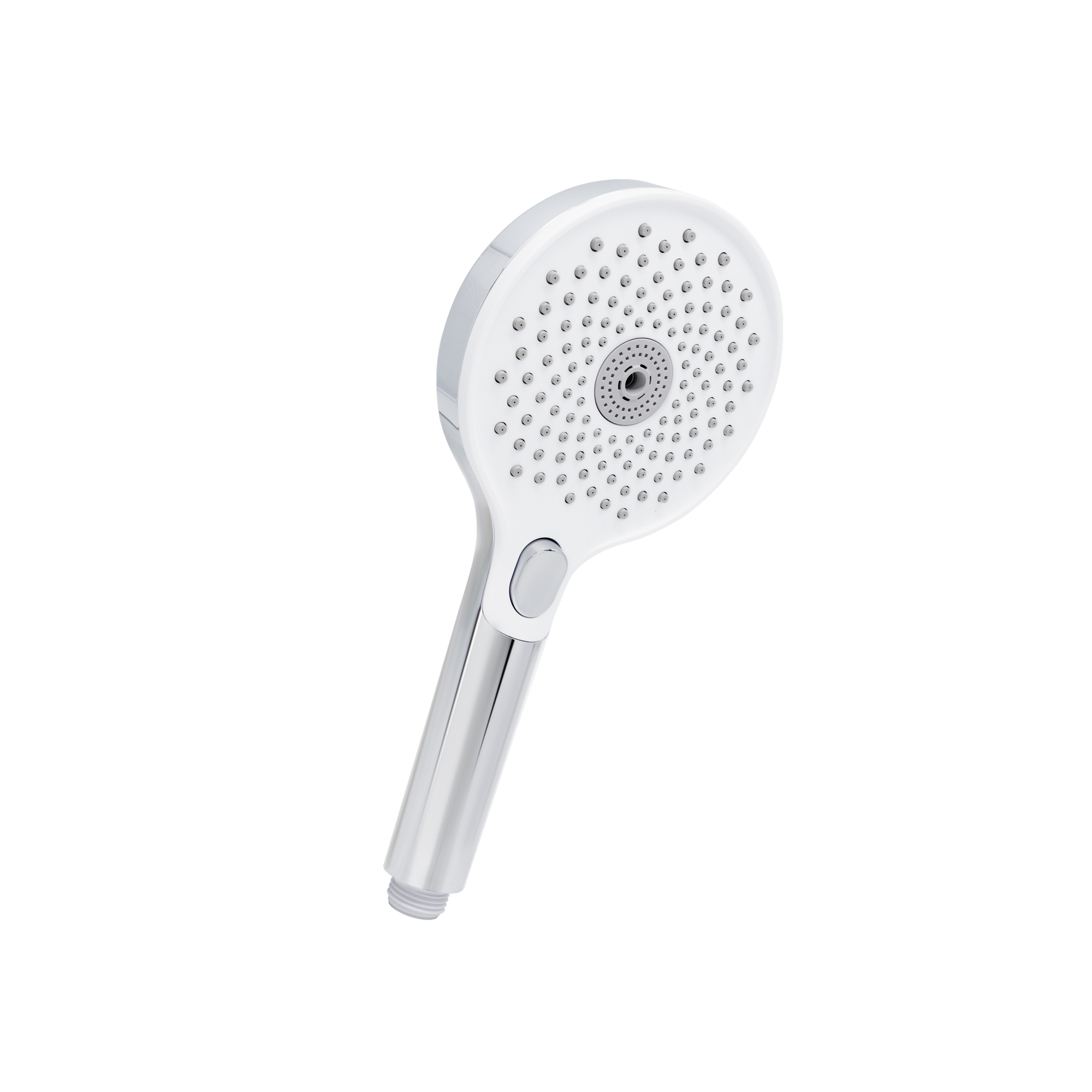 Handbrause 'Kunda' weiß/teilverchromt Ø 12 cm, 3 Strahlarten