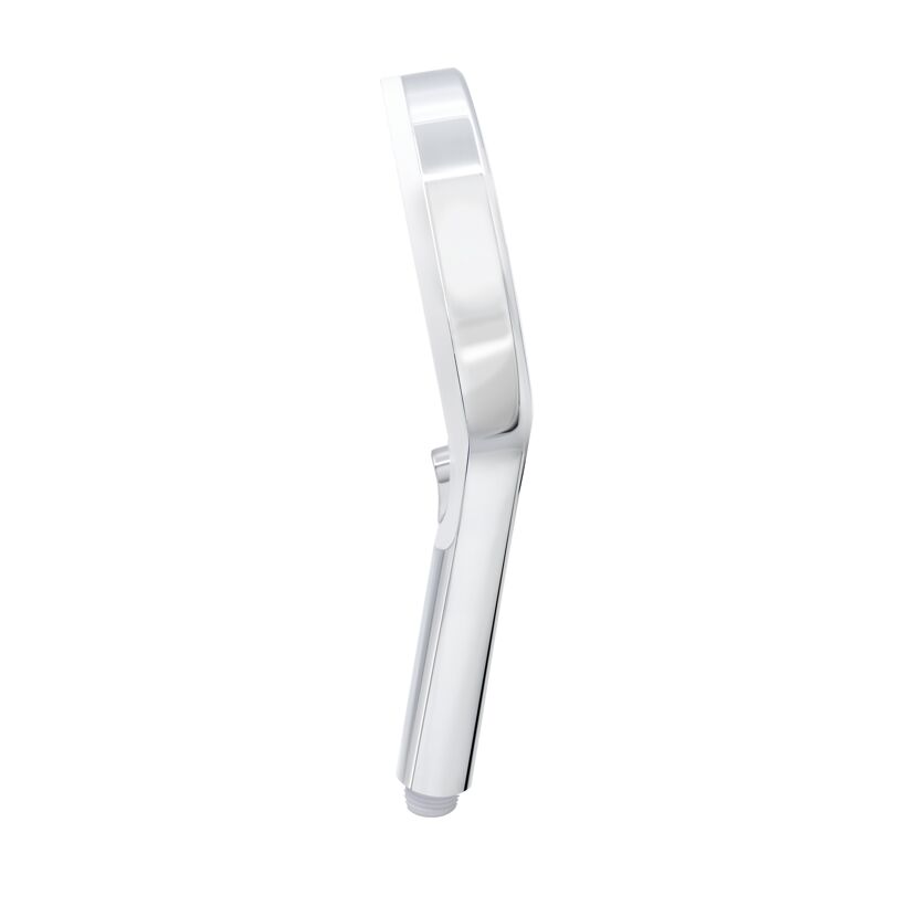 Handbrause 'Kunda' weiß/teilverchromt Ø 12 cm, 3 Strahlarten