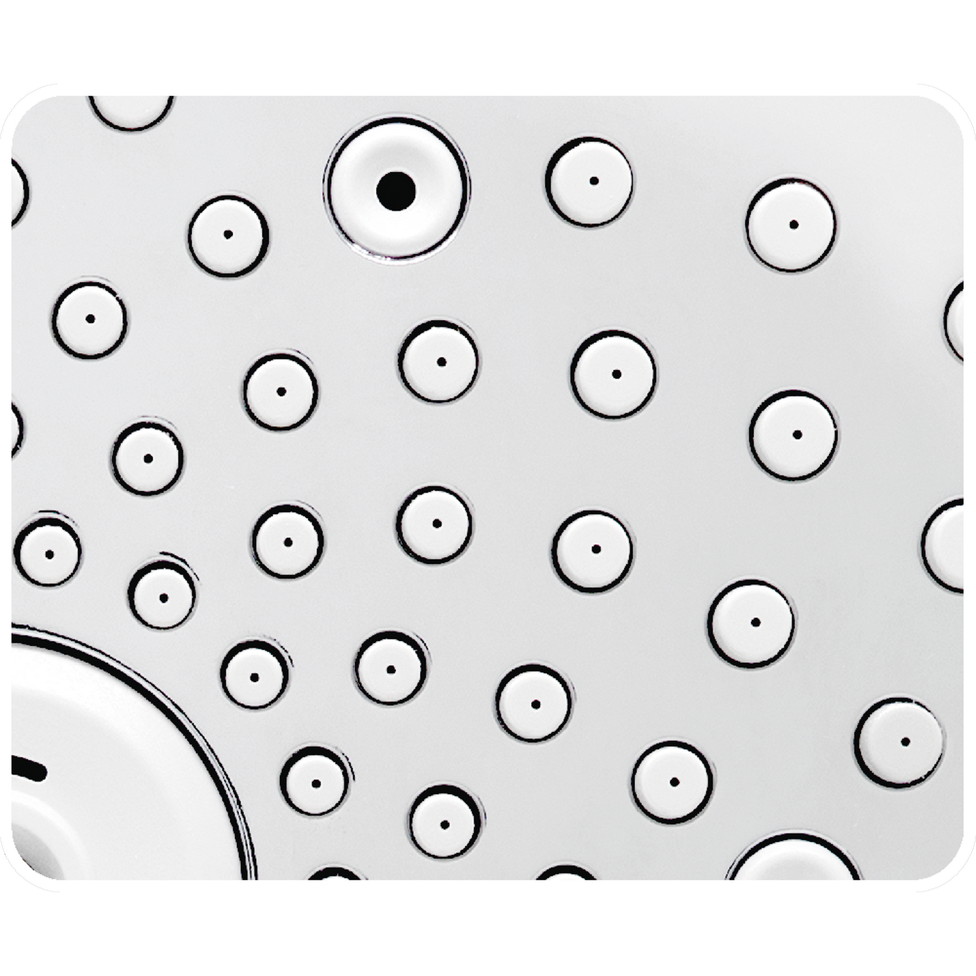 Handbrause 'Modesto' teilverchromt 13 x 13 cm, 3 Strahlarten